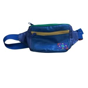 VTG Gymboree Color Block Fanny Pack Rwinbow tag